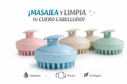 Silicone Scalp Massage Shampoo Brush – 1Pc